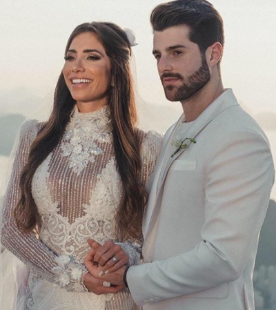 Após casamento realizado de manhã, no Cristo Redentor, Alok e Romana embarcam para lua de mel nas Ilhas Maldivas