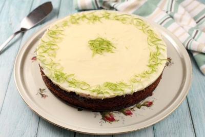 Torta de Brownie com Creme de Limão